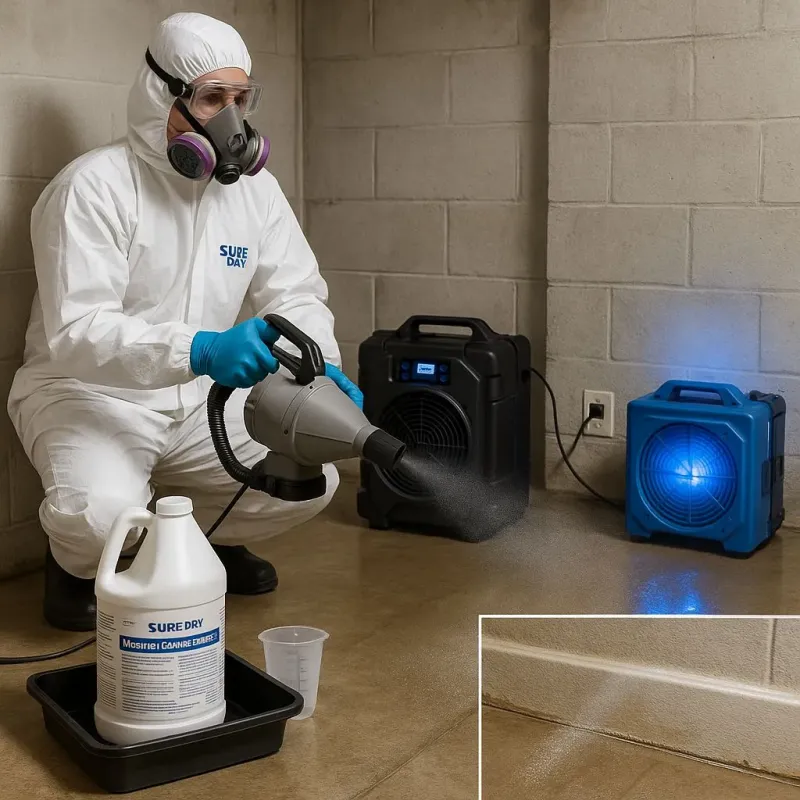 Sanitization and Odor Removal process in Marshall County, WV